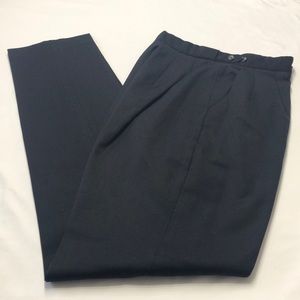 Harve Bernard Sport Black Wool Pants